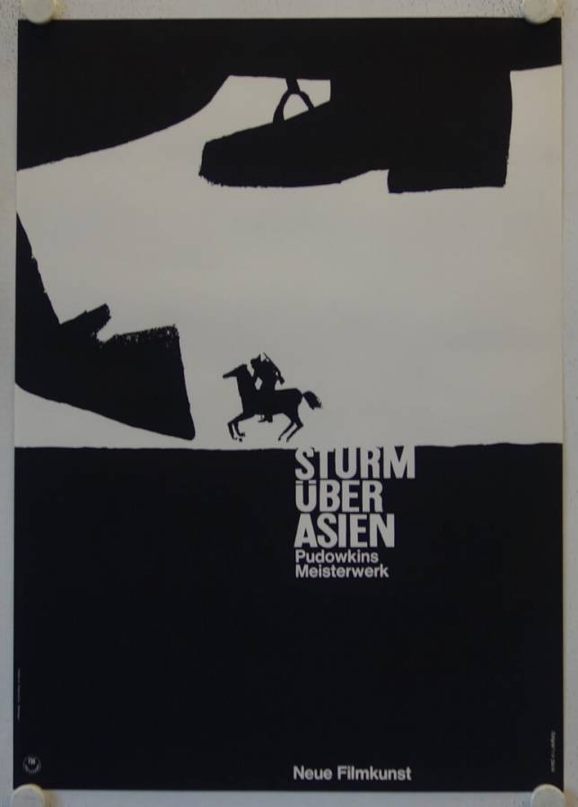 Storm over Asia re-release german movie poster